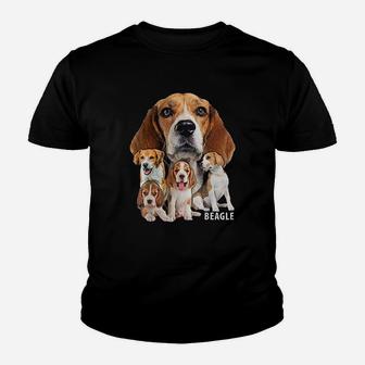 I Love My Beagle Dog Themed Funny Beagle Lover Kid T-Shirt - Seseable