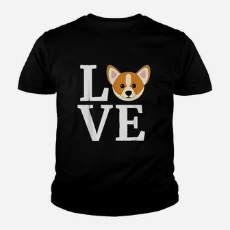 I Love My Corgi Gifts For Dog Lovers Owners Kid T-Shirt - Seseable