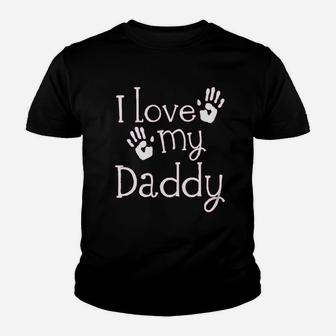 I Love My Daddy Fathers Day, best christmas gifts for dad Kid T-Shirt - Seseable