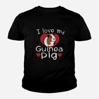 I Love My Guinea Pig Cute Guinea Pig Lovers Kid T-Shirt - Seseable