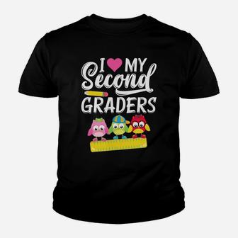 I Love My Second Graders Teachers End Of Year Gift Kid T-Shirt - Seseable