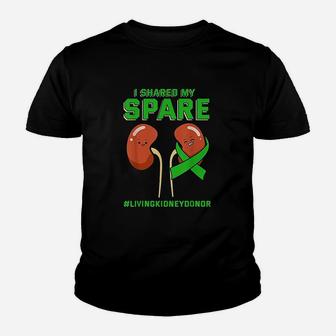 I Shared My Spare Kidney Donor Organ Transplantation Ckd Kid T-Shirt - Seseable