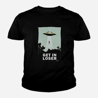 I Want To Believe Area 51 Ufo Alien Abduction Kid T-Shirt - Seseable