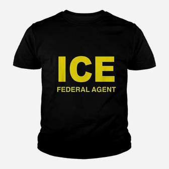 Ice Halloween Costume Federal Agent Kid T-Shirt - Seseable
