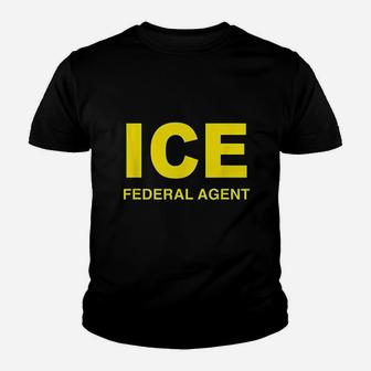 Ice Halloween Costume Federal Agent Police Immigration Kid T-Shirt | Seseable FR
