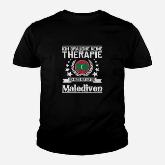 Ich Brauche Keine Therapie Kinder Tshirt – Nur Malediven Urlaub Tee - Seseable