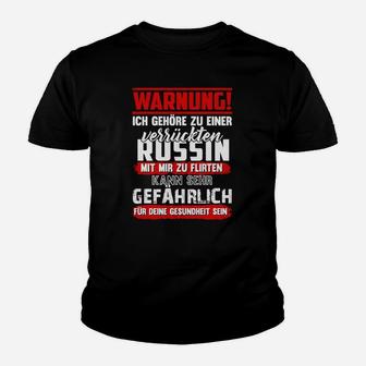 Ich Gehore Zu Einer Russin Kinder T-Shirt - Seseable