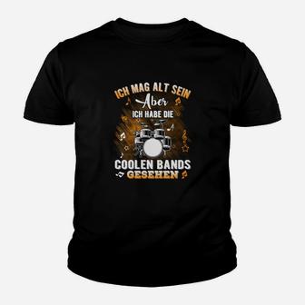 Ich Habe Die Coolen Bands Schlagzeuger Kinder T-Shirt - Seseable
