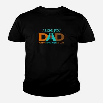 Ich Liebe Dich Papa Vatertag Geschenk Kinder T-Shirt - Seseable