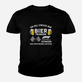 Ich Werde Einfach Nur Bier Kinder T-Shirt - Seseable