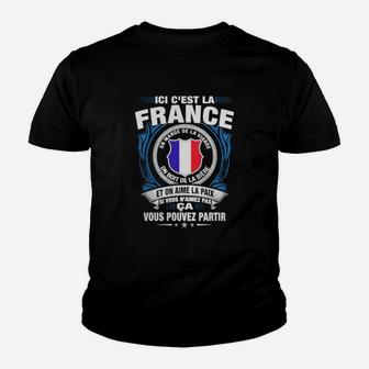 Ici C'est La France Kid T-Shirt - Seseable