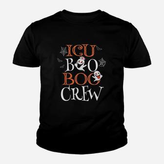 Icu Boo Nicu Nurse Halloween Crew Kid T-Shirt - Seseable