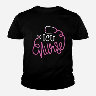 Icu Nurse Funny Intensive Care Unit Nurse Gift Kid T-Shirt - Seseable