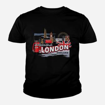 Id Rather Be In London England Vintage Kid T-Shirt - Seseable