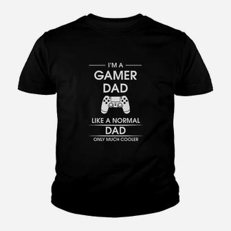 Im A Gamer Dad Fathers, dad birthday gifts Kid T-Shirt - Seseable