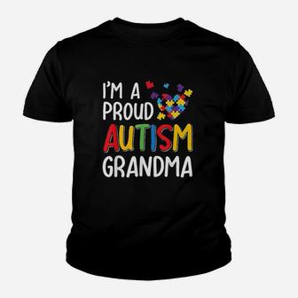 Im A Proud Autism Grandma Autism Awareness Kid T-Shirt - Seseable