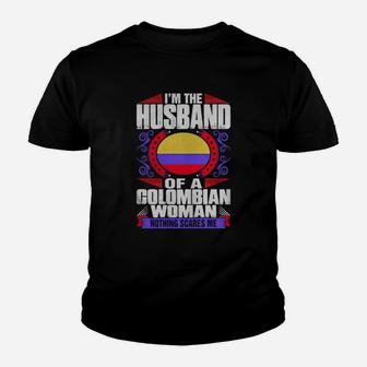 Im Colombian Woman Husband T-shirt Kid T-Shirt - Seseable