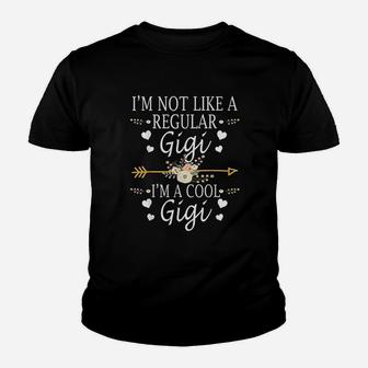 Im Not Like A Regular Gigi Im A Cool Gigi Kid T-Shirt - Seseable