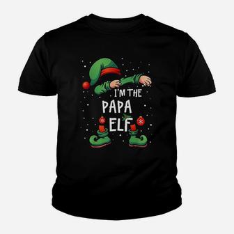 Im The Papa Elf Dabbing Kid T-Shirt - Seseable