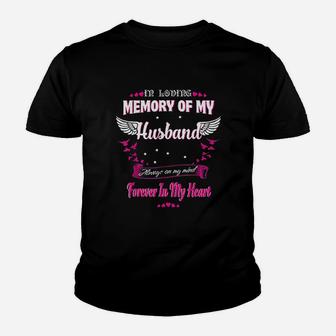 In Loving Memory Of My Husband Forever In My Heart Youth T-shirt - Seseable