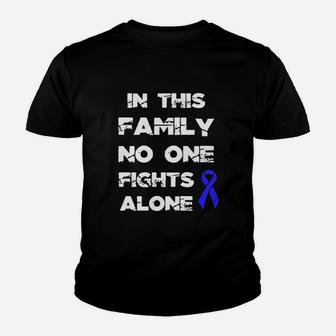 In This Family No One Fights Alone Kid T-Shirt | Seseable CA