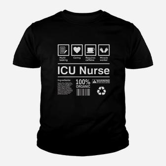 Intensive Care Unit Icu Nurse, funny nursing gifts Kid T-Shirt - Seseable