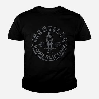 Ironville Vintage Deadlift Kid T-Shirt - Seseable