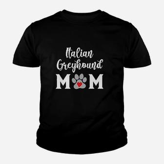 Italian Greyhound Dog Mom Kid T-Shirt - Seseable