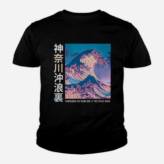 Japanese Wave Vintage Kid T-Shirt - Seseable