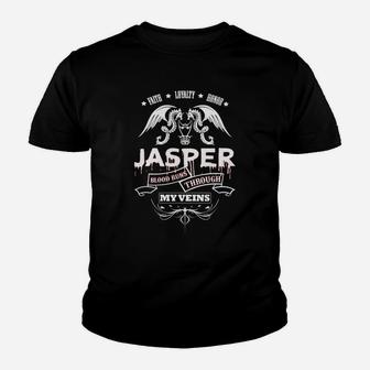 Jasper Blood Runs Through My Veins - Tshirt For Jasper Youth T-shirt - Seseable