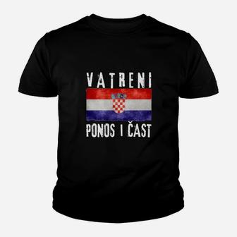 Jetzt Vatreni Stolz Und Ehre Hrvatska Kinder T-Shirt - Seseable