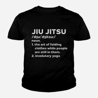 Jiu Jitsu Definition Funny Bjj Brazilian Martial Arts Gift Kid T-Shirt - Seseable