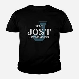 Jost Shirts - Team Jost Lifetime Member Name Shirts Kid T-Shirt - Seseable