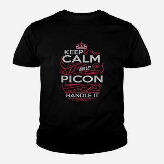 Keep Calm And Let Picon Handle It - Picon Tee Shirt, Picon Shirt, Picon Hoodie, Picon Family, Picon Tee, Picon Name, Picon Kid, Picon Sweatshirt Kid T-Shirt - Seseable