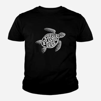 Keep The Sea Plastic Fre Cute Sea Turtle Earth Day Youth T-shirt - Seseable