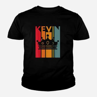 Kevin Gift Idea For Boys Men Retro First Name Vintage Kevin Kid T-Shirt - Seseable