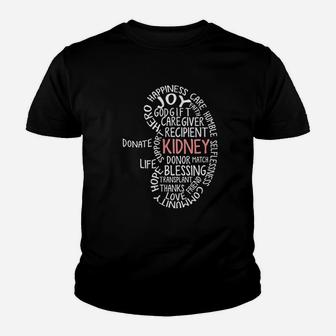 Kidney Transplant Donor Donate Surgery Recovery Gifts Kid T-Shirt - Seseable