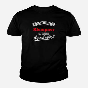 Klempner Klempnerei Heizungsbauer Kinder T-Shirt - Seseable