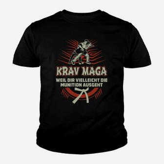 Krav Maga Motivations-Kinder Tshirt, Selbstverteidigung Outfit mit Spruch - Seseable