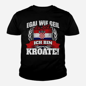 Kroat Kroatien Kroatin Kroatisch Gesschenk 1 Kinder T-Shirt - Seseable