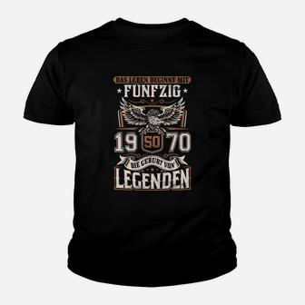 Legenden 1970 vorderseite Kinder T-Shirt - Seseable