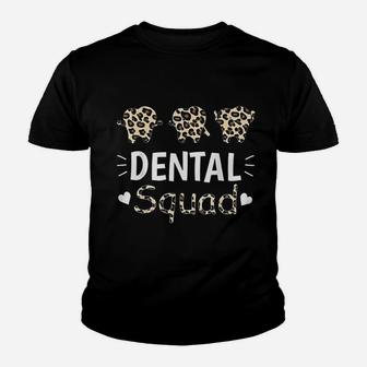 Leopard Dental Squad Dental Assistant Gift Kid T-Shirt - Seseable