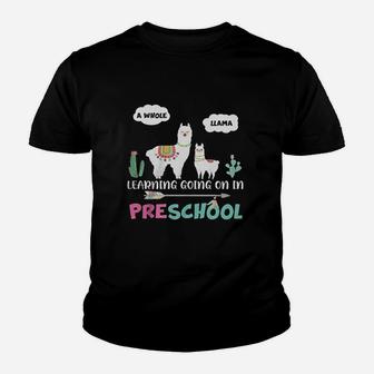 Llama Preschools Teachers First Day Of School Gifts Kid T-Shirt - Seseable