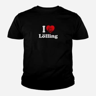 Lölling Klassiker Schwarz Kinder T-Shirt - Seseable