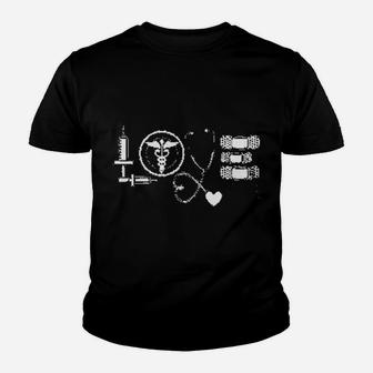 Love Being A Nurse, funny nursing gifts Kid T-Shirt - Seseable