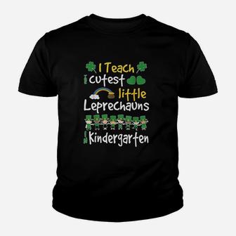 Lucky Leprechauns St Patricks Day Kindergarten Teacher Kid T-Shirt - Seseable