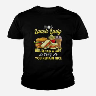 Lunch Lady School Cafeteria Worker Teacher Appreciation Kid T-Shirt - Seseable