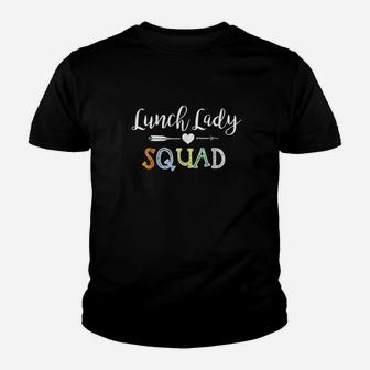 Lunch Lady Squad Teacher Appreciation Lunch Ladies Rock Kid T-Shirt - Seseable