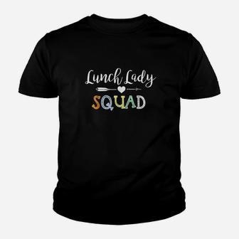 Lunch Lady Squad Teacher Appreciation Lunch Ladies Rock Kid T-Shirt | Seseable CA