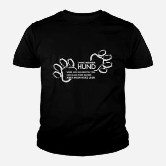 Lustige Für Hundebewsitzer Ohne Meinen Hund Damen  Kinder T-Shirt - Seseable